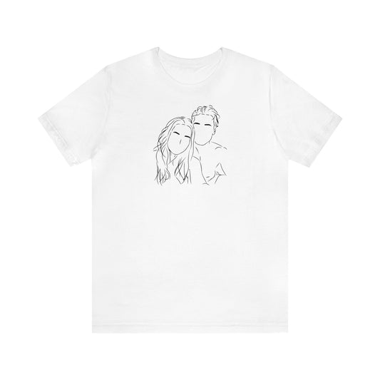 Personalised Human T-Shirt - One-line Style