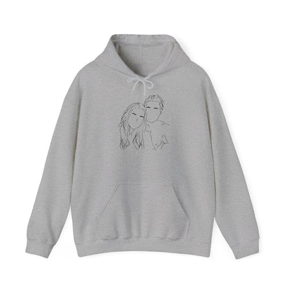 Personalised Human Hoodie - One-line Style