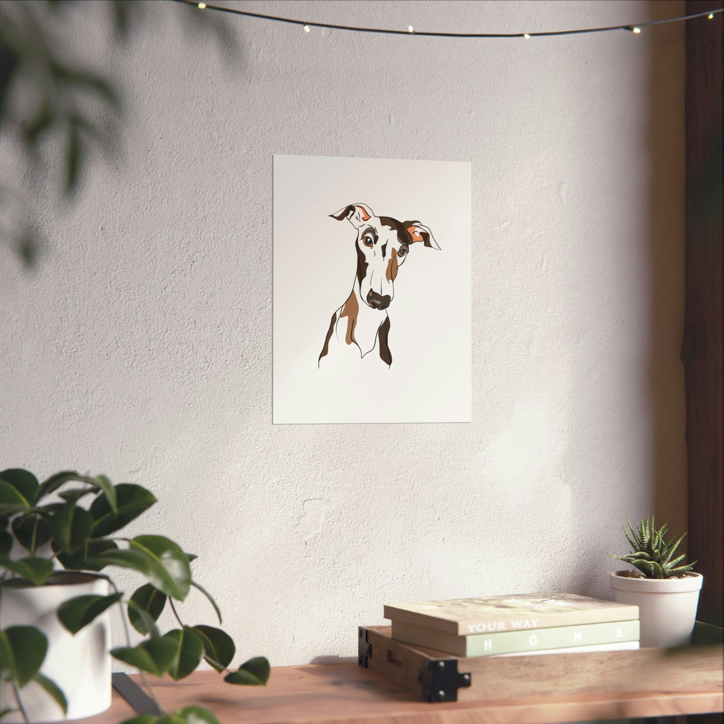 Personalised Pet Poster - Watercolor Style