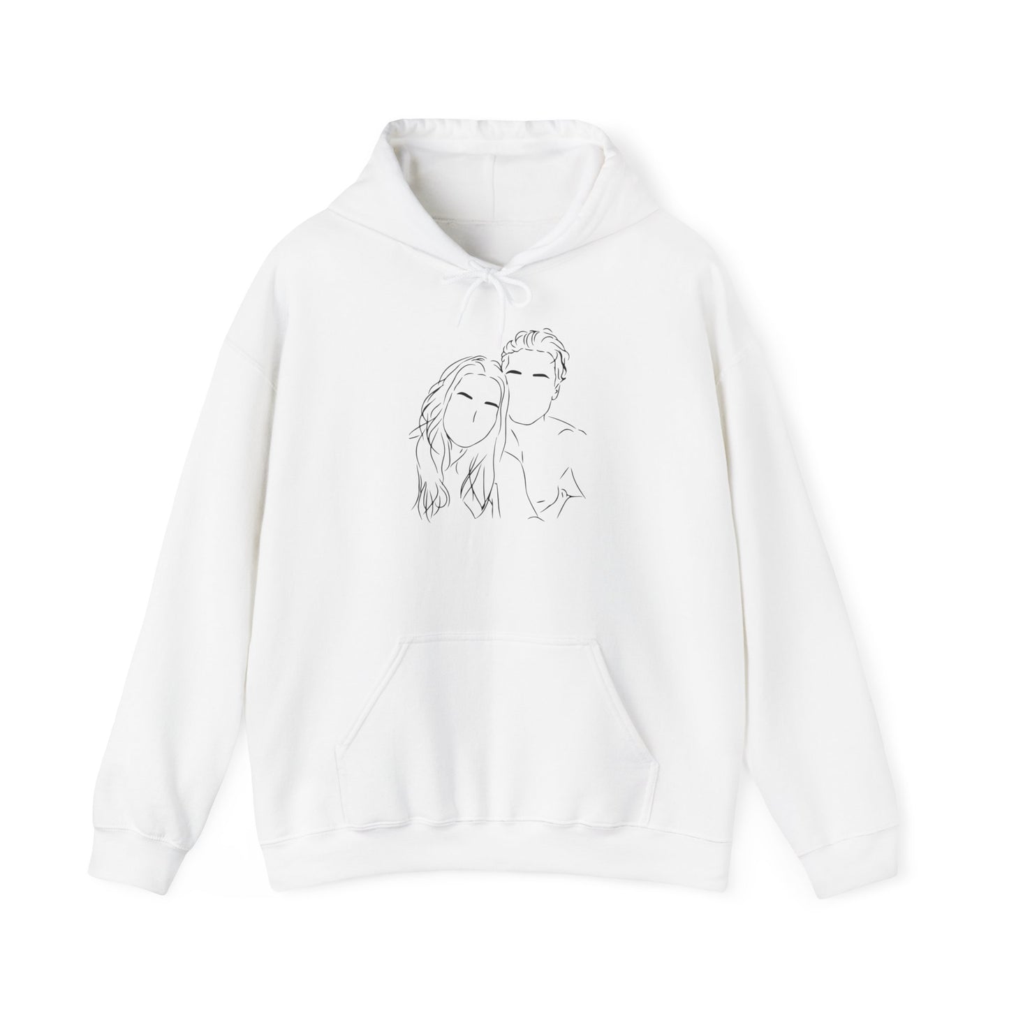 Personalised Human Hoodie - One-line Style