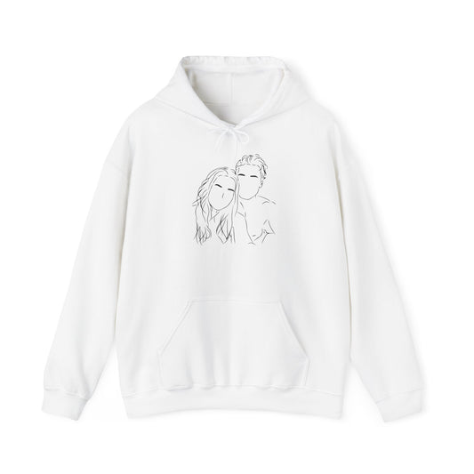 Personalised Human Hoodie - One-line Style