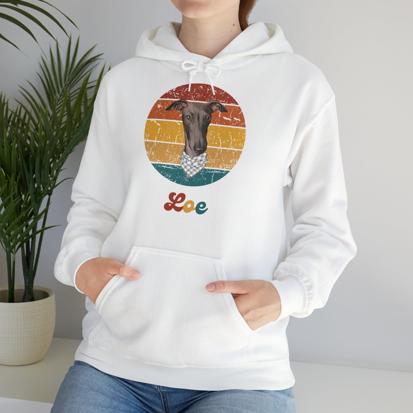 Personalised Pet Hoodie - Retro Style