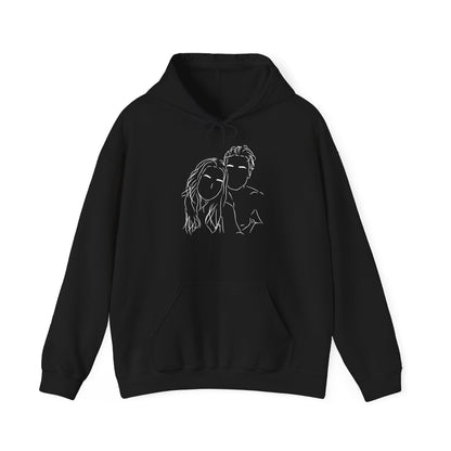 Personalised Human Hoodie - One-line Style